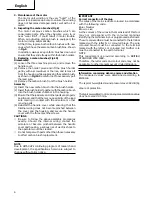 Preview for 8 page of Hitachi W 6VB Handling Instructions Manual