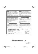 Предварительный просмотр 64 страницы Hitachi WF 4DY Handling Instructions Manual