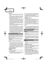 Preview for 38 page of Hitachi WF 4H2 Handling Instructions Manual