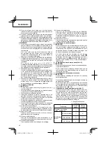 Preview for 46 page of Hitachi WF 4H2 Handling Instructions Manual