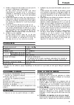 Preview for 17 page of Hitachi WF 4V Handling Instructions Manual