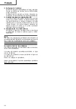 Preview for 20 page of Hitachi WF 4V Handling Instructions Manual