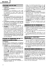 Preview for 28 page of Hitachi WF 4V Handling Instructions Manual