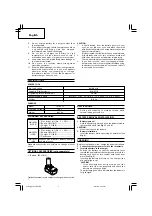 Предварительный просмотр 8 страницы Hitachi WH 10DCL Handling Instructions Manual