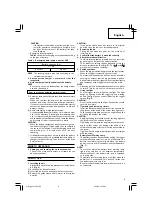 Предварительный просмотр 9 страницы Hitachi WH 10DCL Handling Instructions Manual