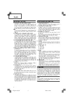 Предварительный просмотр 10 страницы Hitachi WH 10DCL Handling Instructions Manual