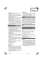 Предварительный просмотр 17 страницы Hitachi WH 10DCL Handling Instructions Manual