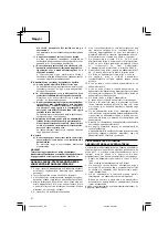 Предварительный просмотр 32 страницы Hitachi WH 10DCL Handling Instructions Manual