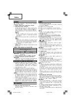 Предварительный просмотр 40 страницы Hitachi WH 10DCL Handling Instructions Manual