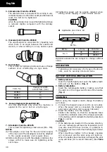 Preview for 40 page of Hitachi WH 12D Handling Instructions Manual