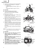 Предварительный просмотр 18 страницы Hitachi WH 12DM2 Safety Instructions And Instruction Manual