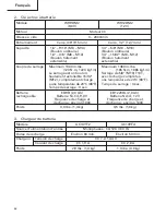 Предварительный просмотр 46 страницы Hitachi WH 12DM2 Safety Instructions And Instruction Manual