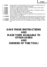 Preview for 9 page of Hitachi WH 14DAF2 Safety And Instruction Manual