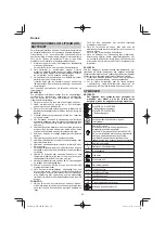 Preview for 60 page of Hitachi WH 14DBDL Handling Instructions Manual