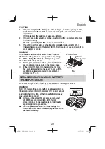 Предварительный просмотр 29 страницы Hitachi WH 14DBDL2 Handling Instruction