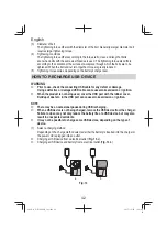 Предварительный просмотр 42 страницы Hitachi WH 14DBDL2 Handling Instruction