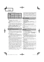 Предварительный просмотр 14 страницы Hitachi WH 14DBEL Handling Instructions Manual