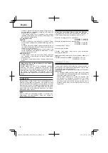 Предварительный просмотр 16 страницы Hitachi WH 14DBEL Handling Instructions Manual