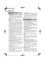 Предварительный просмотр 24 страницы Hitachi WH 14DBEL Handling Instructions Manual