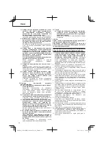 Предварительный просмотр 36 страницы Hitachi WH 14DBEL Handling Instructions Manual