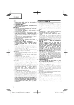 Предварительный просмотр 74 страницы Hitachi WH 14DBEL Handling Instructions Manual