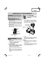 Предварительный просмотр 25 страницы Hitachi WH 14DCAL Safety Instructions And Instruction Manual