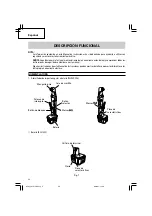 Предварительный просмотр 38 страницы Hitachi WH 14DCAL Safety Instructions And Instruction Manual