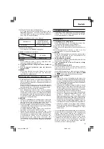 Preview for 17 page of Hitachi WH 14DCL Handling Instructions Manual