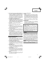 Preview for 19 page of Hitachi WH 14DCL Handling Instructions Manual