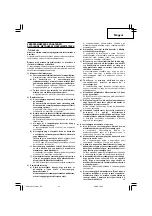 Preview for 37 page of Hitachi WH 14DCL Handling Instructions Manual