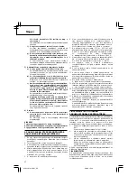 Preview for 38 page of Hitachi WH 14DCL Handling Instructions Manual