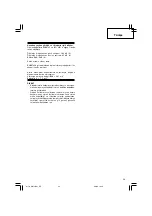 Preview for 57 page of Hitachi WH 14DCL Handling Instructions Manual