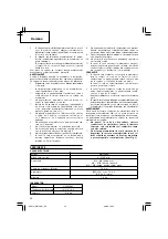 Preview for 60 page of Hitachi WH 14DCL Handling Instructions Manual