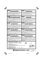 Preview for 88 page of Hitachi WH 14DCL Handling Instructions Manual