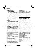 Предварительный просмотр 82 страницы Hitachi WH 14DDL Handling Instructions Manual