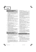 Preview for 10 page of Hitachi WH 14DL2 Handling Instructions Manual