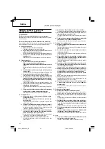 Предварительный просмотр 48 страницы Hitachi WH 14DL2 Handling Instructions Manual