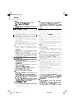 Предварительный просмотр 52 страницы Hitachi WH 14DL2 Handling Instructions Manual