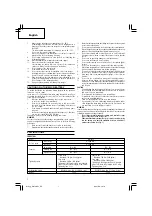 Preview for 8 page of Hitachi WH 14DSL Handling Instructions Manual