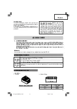 Предварительный просмотр 39 страницы Hitachi WH 18DBDL Safety Instructions And Instruction Manual