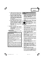 Предварительный просмотр 45 страницы Hitachi WH 18DBDL Safety Instructions And Instruction Manual