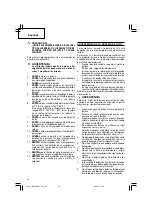 Предварительный просмотр 48 страницы Hitachi WH 18DBDL Safety Instructions And Instruction Manual