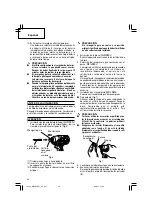 Предварительный просмотр 54 страницы Hitachi WH 18DBDL Safety Instructions And Instruction Manual