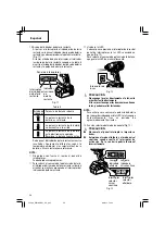 Предварительный просмотр 56 страницы Hitachi WH 18DBDL Safety Instructions And Instruction Manual