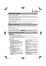 Preview for 3 page of Hitachi WH 18DBFL2 Safety And Instruction Manual