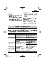 Preview for 17 page of Hitachi WH 18DBFL2 Safety And Instruction Manual