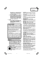 Предварительный просмотр 19 страницы Hitachi WH 18DGL Safety Instructions And Instruction Manual