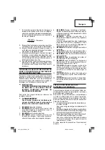 Предварительный просмотр 21 страницы Hitachi WH 18DGL Safety Instructions And Instruction Manual