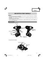 Предварительный просмотр 23 страницы Hitachi WH 18DGL Safety Instructions And Instruction Manual