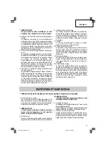 Предварительный просмотр 29 страницы Hitachi WH 18DGL Safety Instructions And Instruction Manual